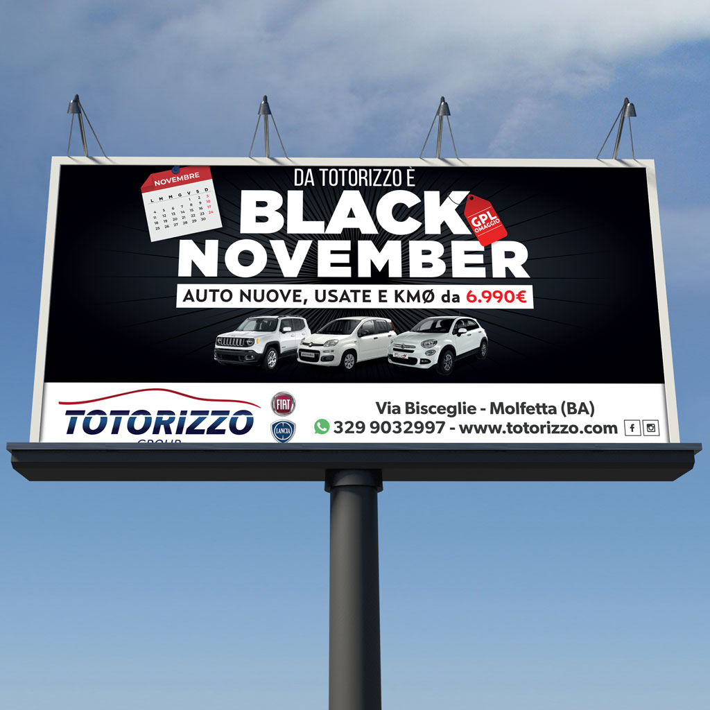 6×3 black november Totorizzo Group