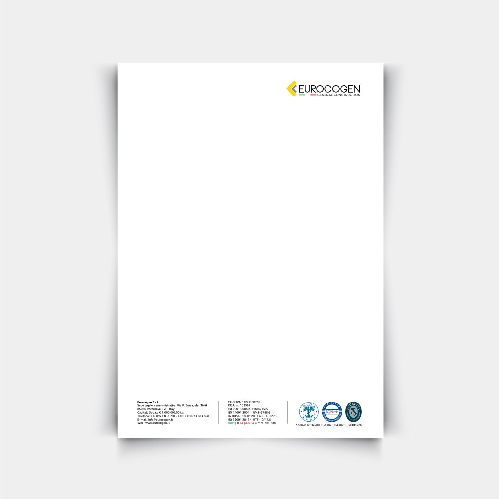 Carta intestata Eurocogen