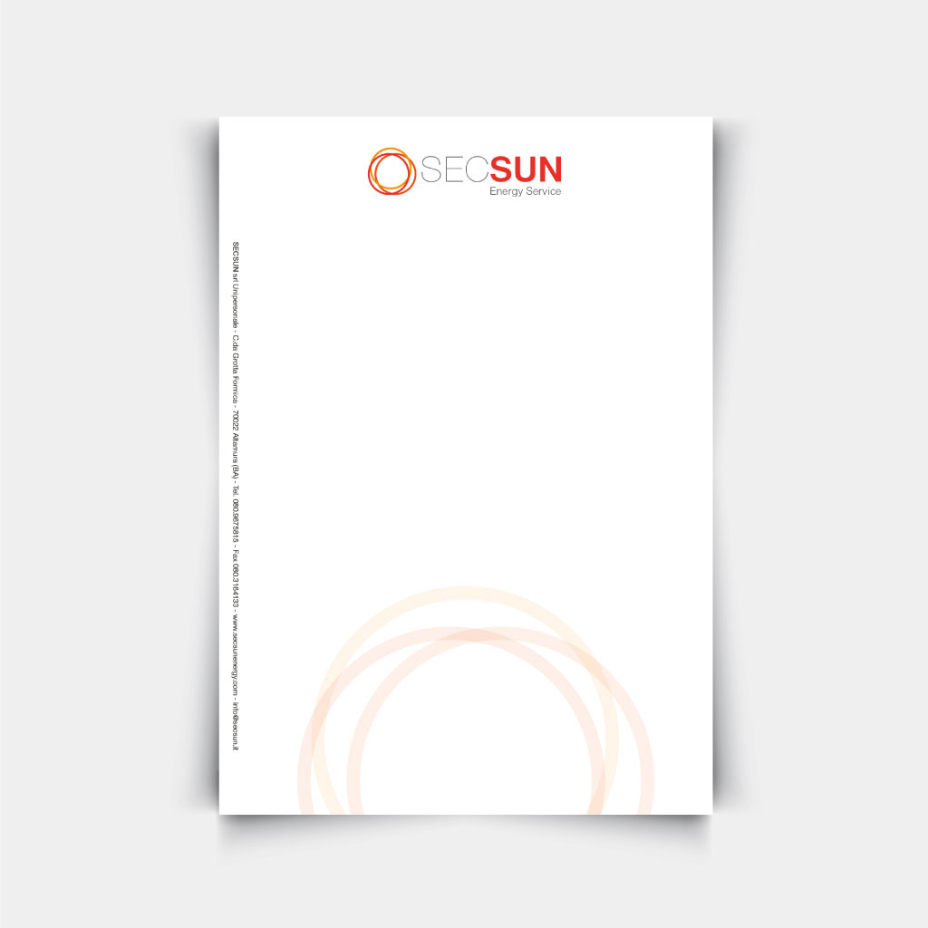 Carta intestata Secsun Energy Service
