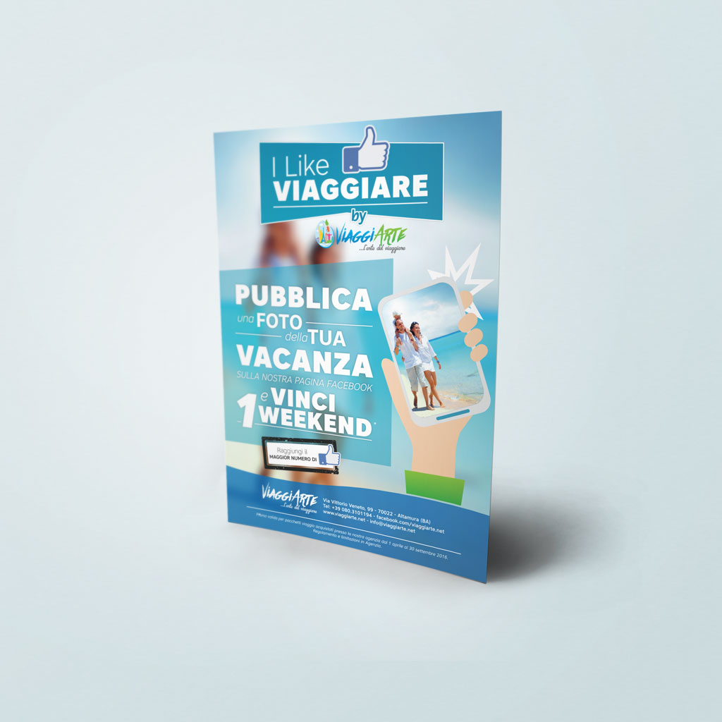 Locandina i like viaggiare ViaggiArte