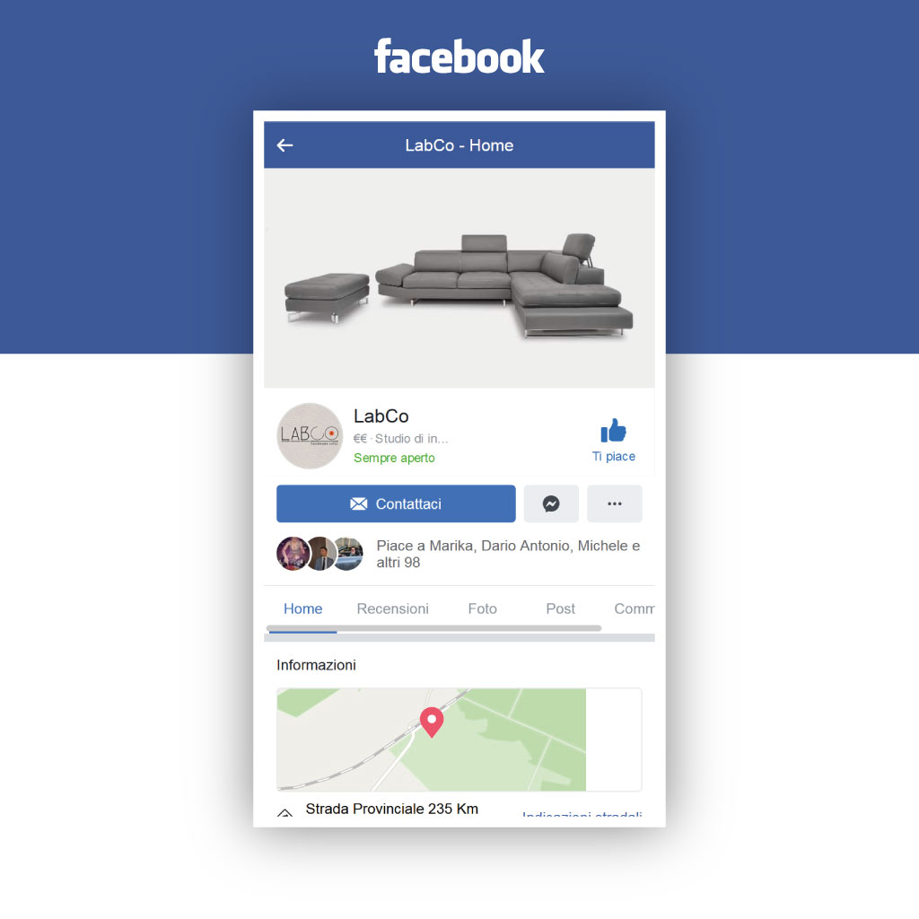 Pagina Facebook Labco Italia