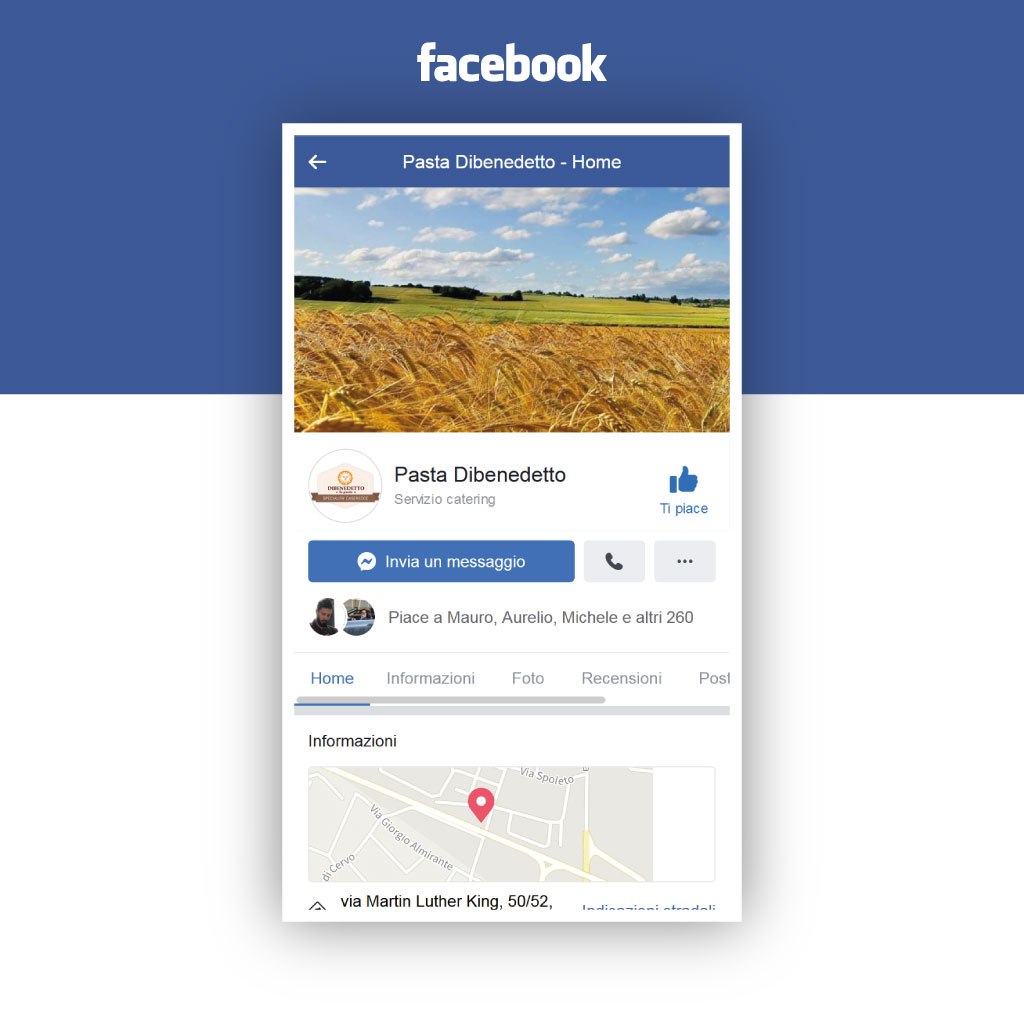 Pagina Facebook Pasta Dibenedetto