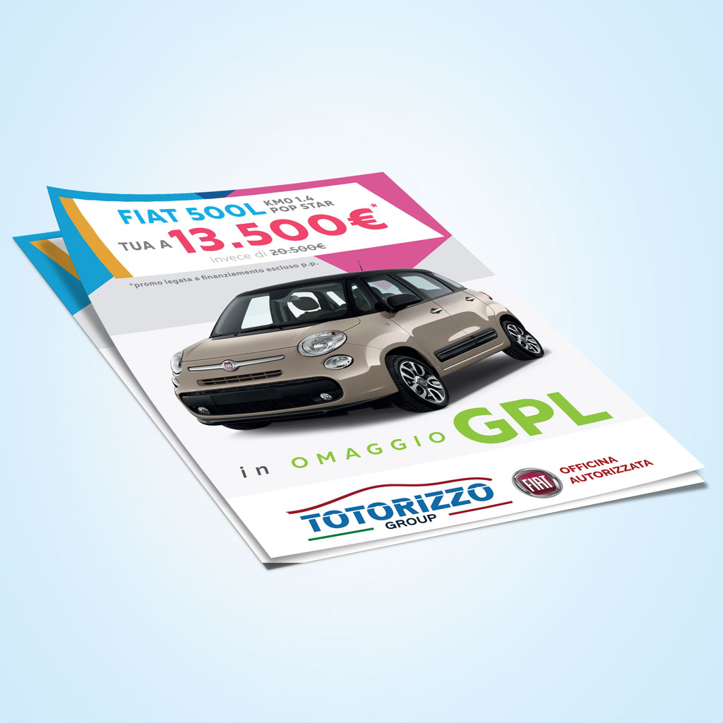 Volantino fiat 500L Totorizzo Group