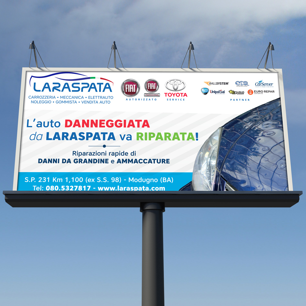 6×3 danni da grandine Laraspata