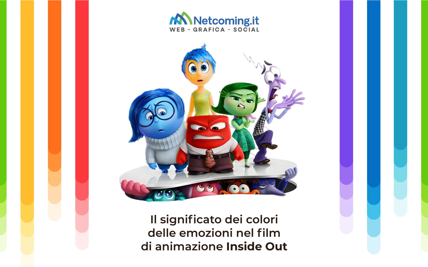 Il significato dei colori delle emozioni nel film di animazione Inside Out